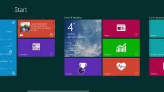 Windows Interactive tiles demo 1 [upl. by Weeks859]