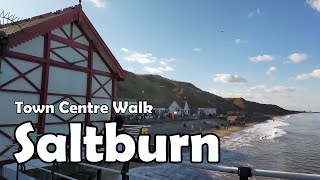 SaltburnbytheSea North Yorkshire【4K】 Town Centre Walk 2021 [upl. by Lahcim694]