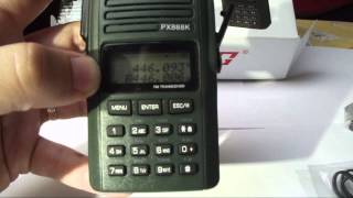 Puxing PX888K Rövid bemutató Puxing PX888K Dual band Transceiver [upl. by Matthus203]