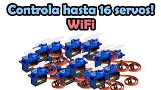 Controla hasta 16 servos via WiFi con Blynk y ESP01 [upl. by Nuarb]