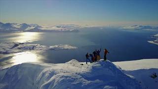 Ski touring  Uloya island  Lyngen Alps [upl. by Orapma]