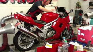 Hyosung GT 650 R Dyno [upl. by Towney]