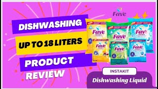 v43 Fave InstaKit dishwashing Liquid Review [upl. by Arlena]