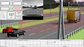 Simulation of Lane Keeping Assist LKA system using PreScan software [upl. by Llehsal]