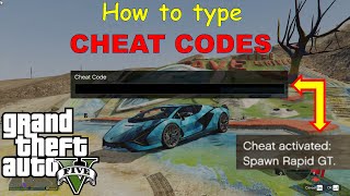 gta V5 how to apply CHEAT CODES [upl. by Nylaehs]