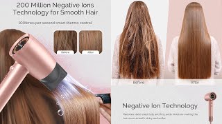 Professional Portable Ionic Hair Dryer A GameChanger for Hair Care [upl. by Suzzy]