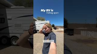 RV Disaster The Day Everything Fell Apart rvlife rvliving shorts [upl. by Ardnasac784]