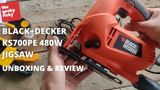 BLACKDECKER KS700PE 480W JIGSAW  UNBOXING amp REVIEW [upl. by Bena]