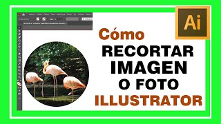 RECORTAR IMAGEN o FOTO en illustrator Aprende cómo recortar una fotografía en illustrator [upl. by Ymot]