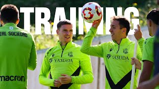 ENTRENAMIENTO  Con la vista puesta en la Copa  Real Sociedad [upl. by Pansie]