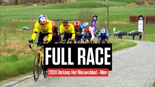 FULL RACE 2024 Omloop Het Nieuwsblad  Men [upl. by Petrick]