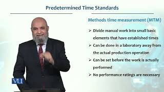 Predetermined Time Standards  Production  Operations management  MGT713Topic088 [upl. by Sievert621]