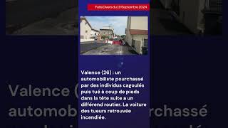 Valence 26 Un automobiliste tué après un différent routier [upl. by Ochs]