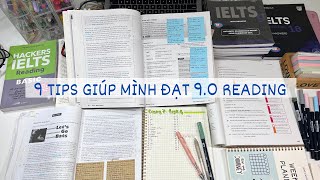 9 TIPS giúp mình đạt 90 IELTS Reading [upl. by Kathie]