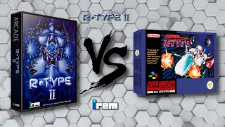 RType II  ARCADE VS SUPER NINTENDO  AI Comaparison 4K [upl. by Sarah325]