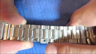 WATCH BAND ADJUSTMENT  RESIZE  HOW TO [upl. by Arihsat]