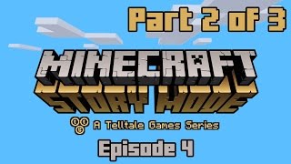 Minecraft Story Mode Lets Play Episode 4 Part 2 [upl. by Elimaj]