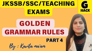 IMPORTANT ENGLISH GRAMMAR RULES  ARTICLE TOPIC HIGH COURT EXAM JKSSB EXAM BY KAVITA MAM [upl. by Ailahtan990]