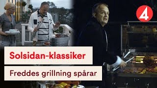 Solsidan  Freddes grillning spårar ur  Alla scener 🍖 [upl. by Ahsitel726]