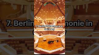 Top 10 Concert Halls in the World concerthall travel sydneyoperahouse carnegiehall newyork [upl. by Basil]