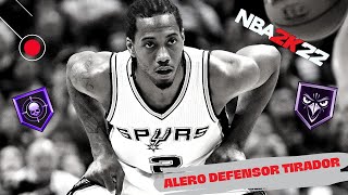 Alero defensor tirador NBA2K22 CurrentGen 🔐 y Nextgen 🎯  Alero similar a Kawhi Leonard 💯 [upl. by Hadden900]