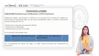 Contabilidad Financiera  Provisiones  Carmen Martínez Franco [upl. by Eselehs]