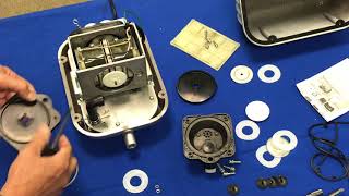 HOW TO Disassemble Reassemble amp Repair Pondmaster AP100 Air Pump [upl. by Burton]