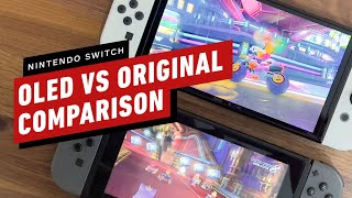 Nintendo Switch OLED vs Nintendo Switch Original Comparison [upl. by Dib]