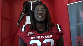 Red Wolves Raw Ethan Hassler amp Trevian Thomas 8624 AState Media Day [upl. by Gnanmas]