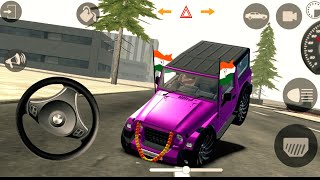 Dollar Song Modified Mahindra Pink 💝 Thar🤯  Indian Cars Simulator 3D  Android Game Part 77✔️ [upl. by Ellinger180]