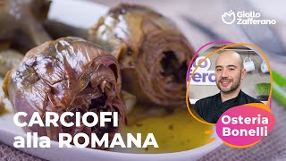 CARCIOFI alla ROMANA  CONTORNO SEMPLICE e SAPORITO🤤😍🌿🍴 [upl. by Melar]