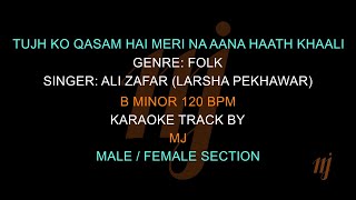 Karaoke Tujh Ko Qasam Hai Meri Na Aana Haath Khaali Adjusted for Live Performance [upl. by Katzen]