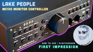 Lake People MC100 Monitor Controller  First Impression  How To Use  Playthrough [upl. by Abernon]