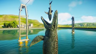 Mosasaurus Feeding  Jurassic World Evolution 2 [upl. by Takeo]