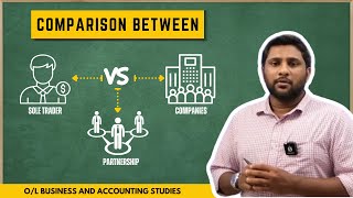 Sole Trader vs Partnership vs Incorporated Companies  Comparison  OL Commerce  English [upl. by Fons156]