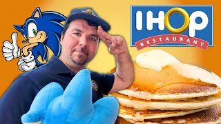 The ENTIRE Sonic x IHOP menu 🥞 How good was it [upl. by Atilam]