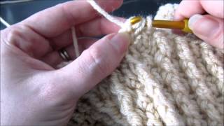 Double crochet with front post treble crochet stitch [upl. by Aliber994]