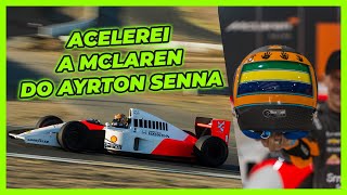 Acelerei a McLaren MP4610 do Ayrton Senna Um sonho realizado [upl. by Ramyar]