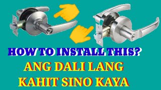 How to install lever type Door Knob [upl. by Hun483]