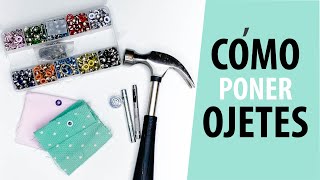 Cómo PONER OJALES a mano Tips de Costura  Tutoriales de costura paso a paso [upl. by Garner]