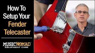 FENDER TELECASTER TELE  How to Setup your Guitar StepbyStep [upl. by Wooster]