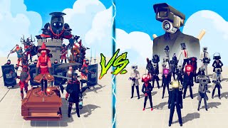 MEGA MEDIEVAL TEAM vs TITAN CAMERAMAN TEAM  Totally Accurate Battle Simulator TABS [upl. by Losse]