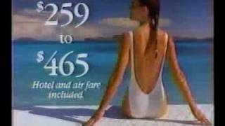 American Airlines Caribbean Vacation Commercial 1985 [upl. by Soirtemed]