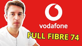 Vodafone Full Fibre 74 Review  UKs Cheapest Superfast Broadband [upl. by Ahseken]