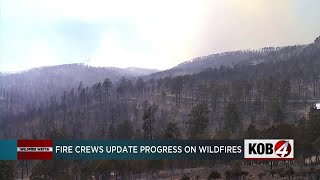 Latest on Ruidoso fires June 21 2024 AM [upl. by Yenahs293]