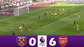 West Ham vs Arsenal 06  2024 Premier League Highlights Game [upl. by Yael]