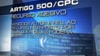 Recurso adesivo segue regra do artigo 500 do CPC [upl. by Yelrebmik95]