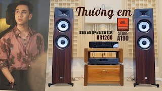 Thương Em Trải Nghiệm Combo Phối Ghép JBL STAGE A190 Vs MARANTZ NR1200 [upl. by Bryon44]