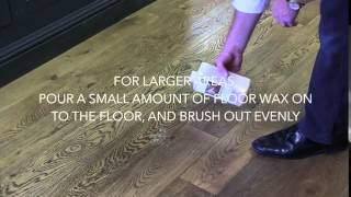 Fiddes Liquid Wood Floor Wax Application [upl. by Storfer]