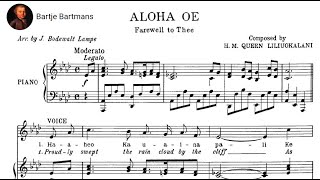 Liliuokalani  Aloha Oe 1877 [upl. by Sabba]